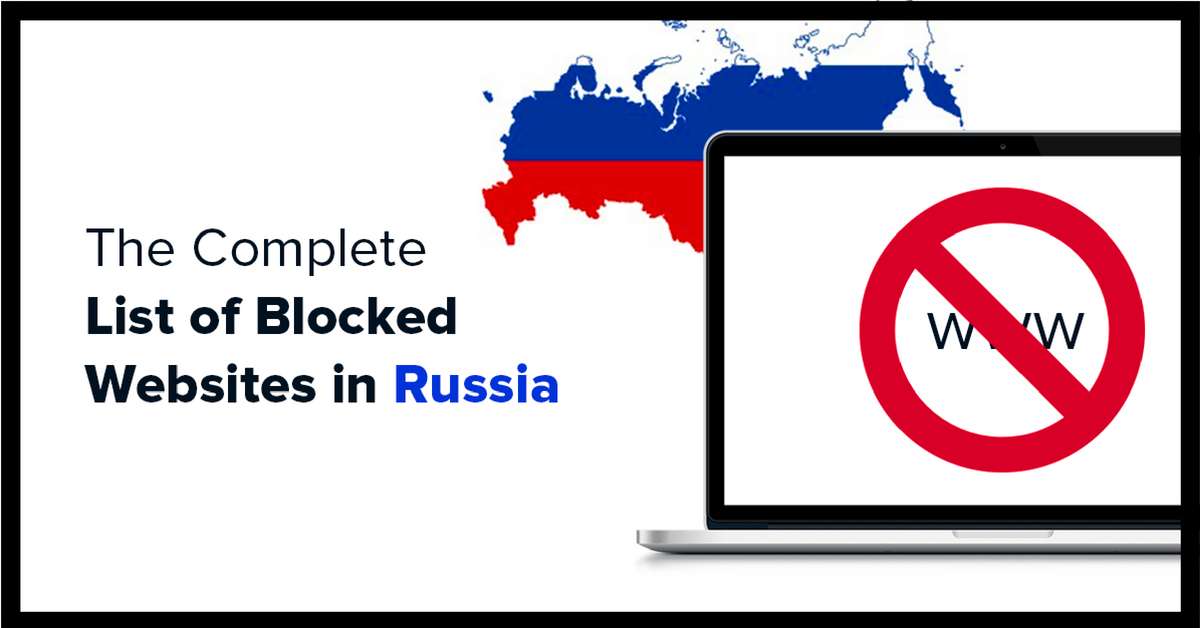 Lista över blockerade webbplatser i Ryssland